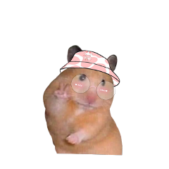 hamster cute pink freetoedit