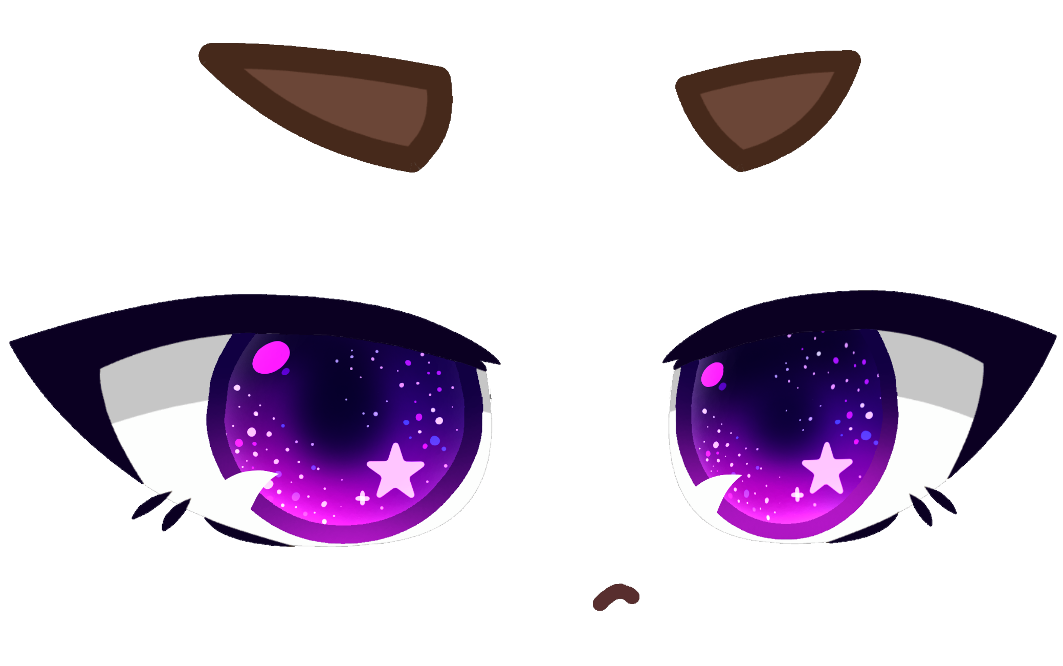 Gacha Gachalife Gachaclub Eyes Face Sticker By M 330 Desenho De Rosto Porn Sex Picture 