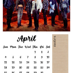 april 2021 calendar printable april2021 ateez freetoedit