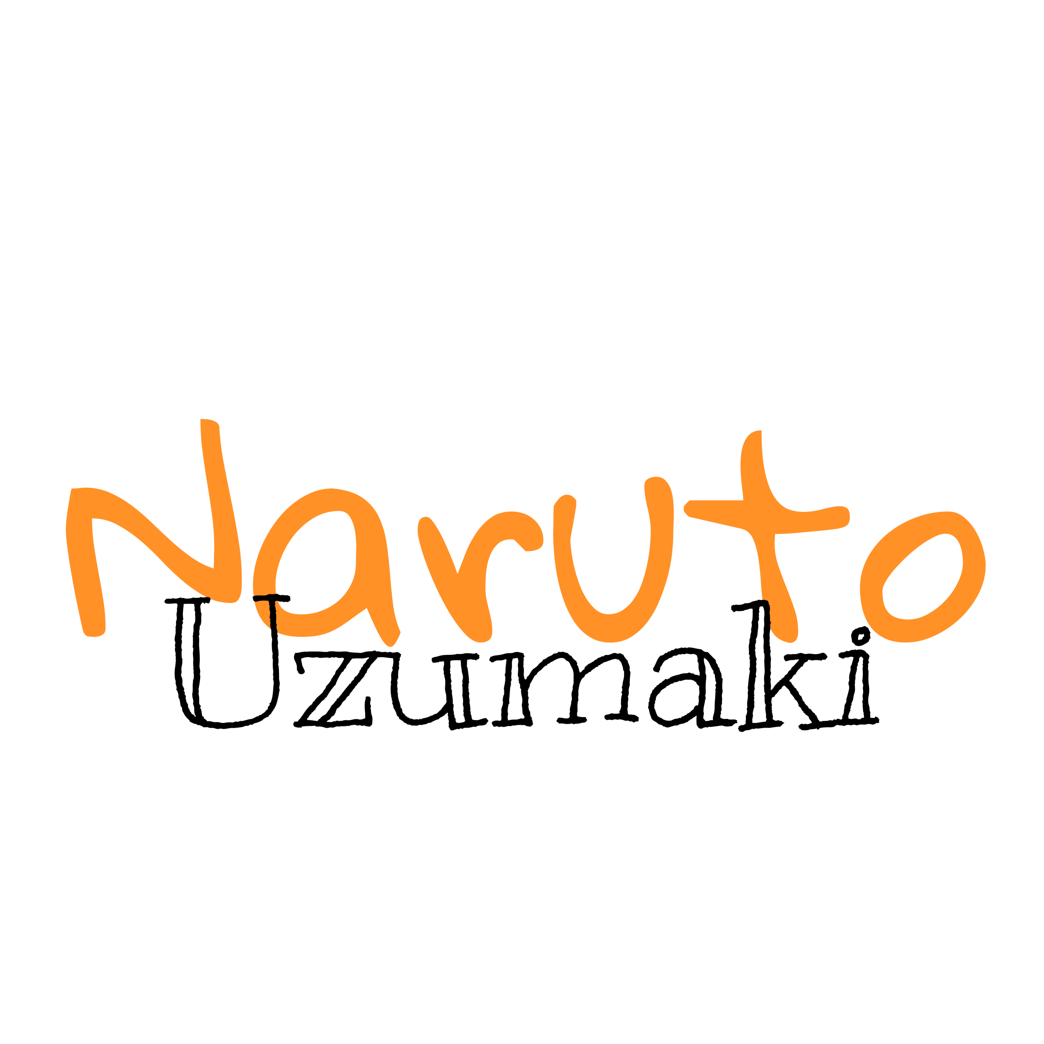 narutouzumaki narutotext text sticker by @t3nt3n_sama