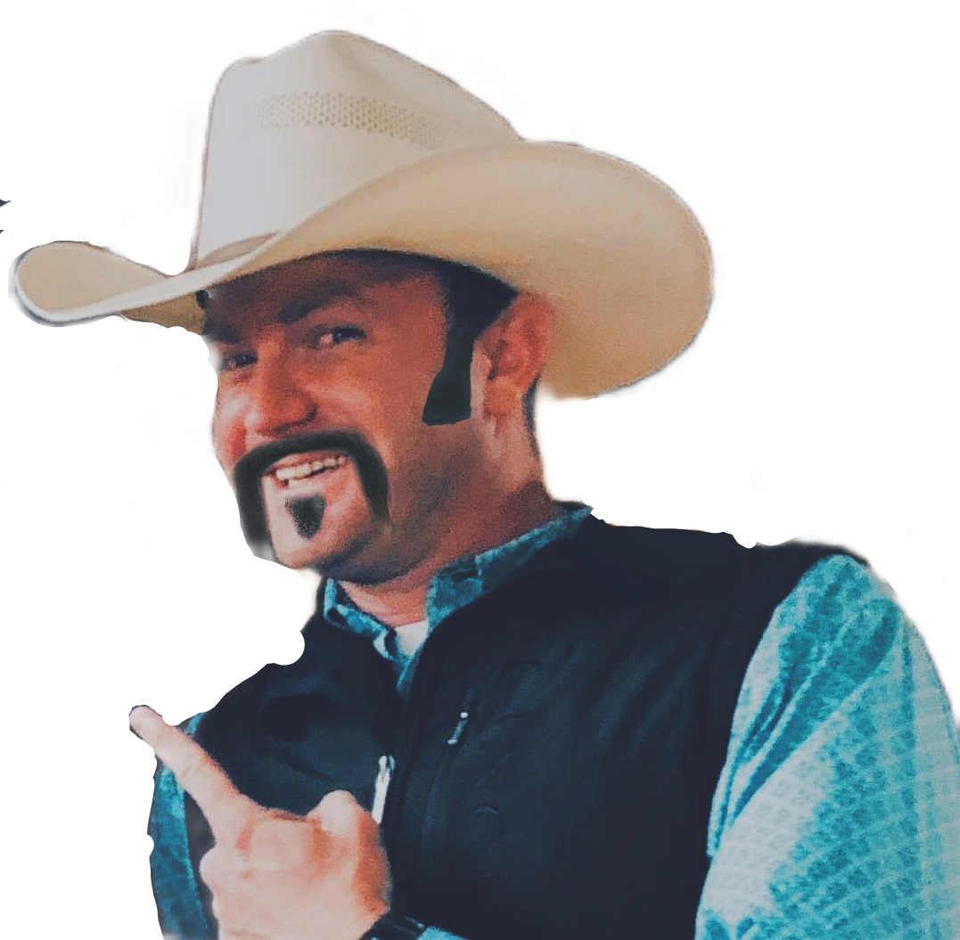 cowboy douchebag royrogers sticker by mrratliff