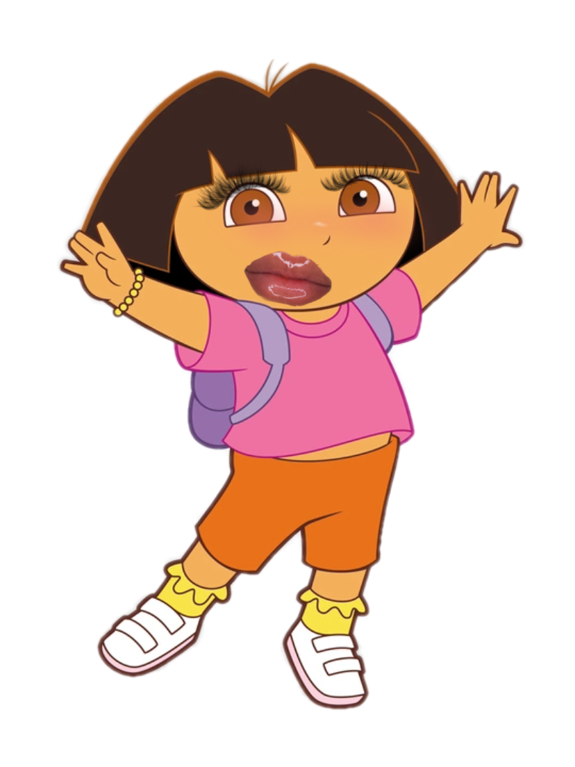 dora baddiedoratheexplorer sticker by kamryn_davis11