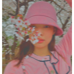 bp bpjennie jenniekim chanel blackpink pink flower sakura blackpinkjennie