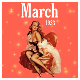 bandaidgirl77 smile yep ijoketocope pinup calendargirl beautiful vintage march freetoedit