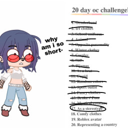 20dayocchallenge occhallenge challenge gacha freetoedit