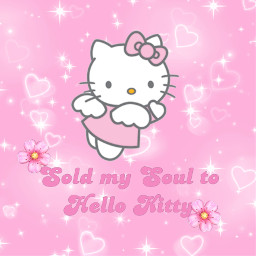 sanrio sanriocore sanrioaesthetic hellokitty hellokittyaesthetic hello kitty aesthetic softcore pink pinkcore cute doll girly sold my soul to soldmysoultohellokitty freetoedit