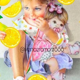 girl doll lemons ecdeliciousbackgrounds deliciousbackgrounds freetoedit
