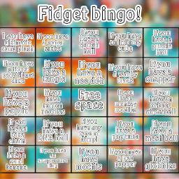 fidgets bingo fidgettoys popit fidget freetoedit