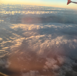 flugzeug clouds