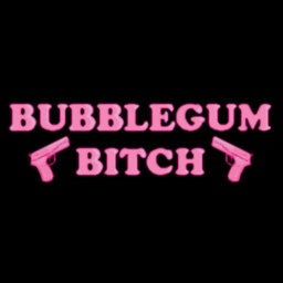 freetoedit cherry gum bubble bubblegum strawberry pink black letter bitch wallpaper bad badgirl bb badbitchclub badbitches gun guns army