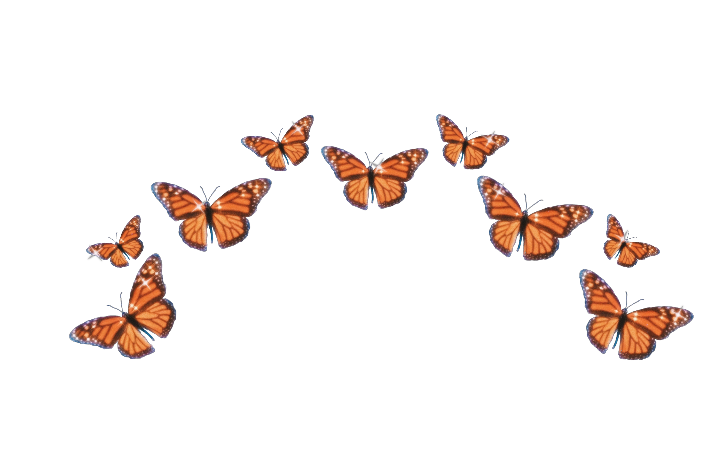 Orange Emoji Orangeemoji Butterfly Sticker By Snmyart