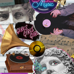 collage music freetoedit picsart ecmodernart modernart