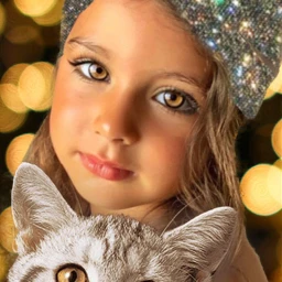 girl cat silver pet srcglitterpaintstroke glitterpaintstroke freetoedit