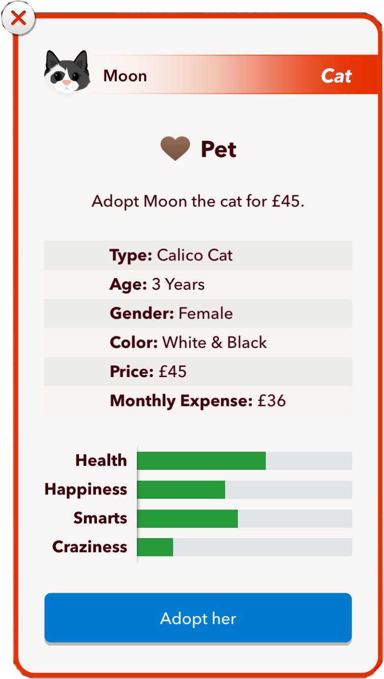 bitlife bitlifeapp pet sticker by meowmeowmeowlalala