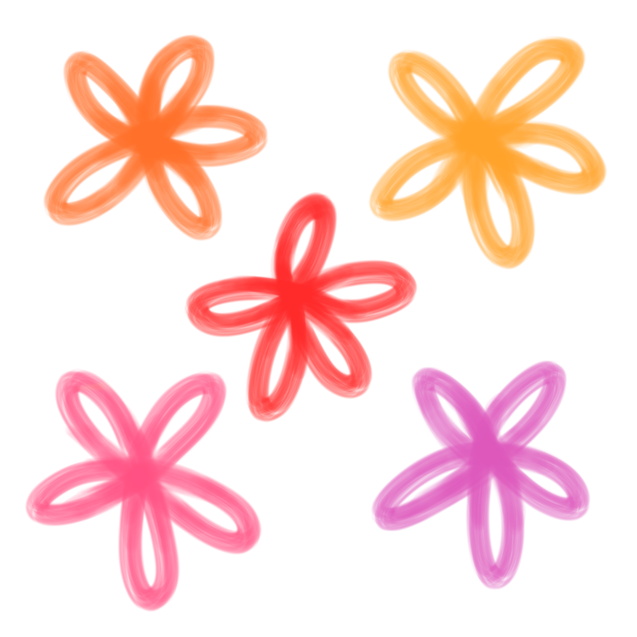 flower flowers rainbow colour sticker by @danganronpage_