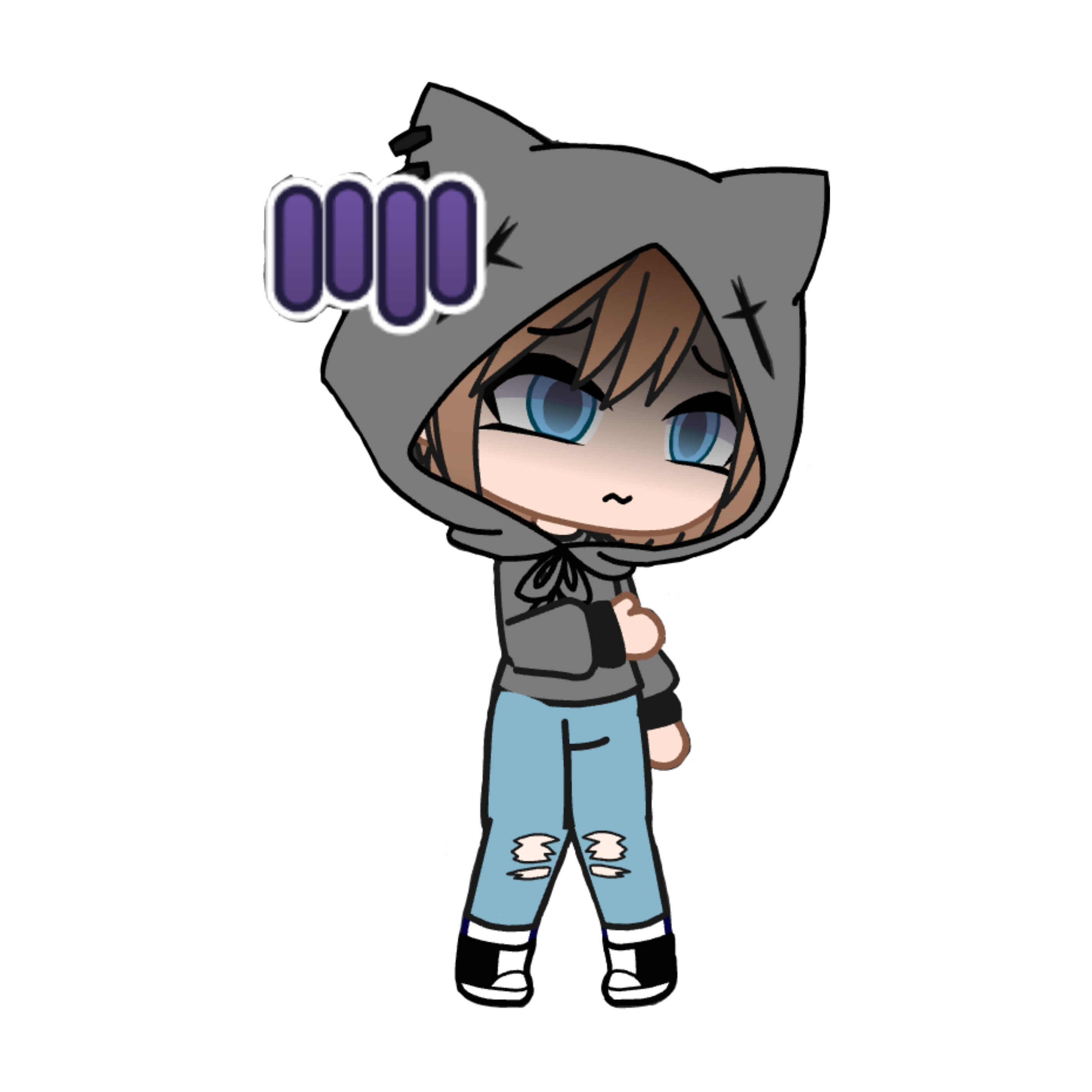 Gachalife Depressivegirl Freetoedit Sticker By @kittypups