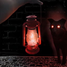 darkcorner scary wulf dark black lantern freetoedit ircthemagiclamp themagiclamp