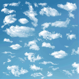 freetoedit summer sky blue clouds sparkling glitter aesthetic background summertime summervibes