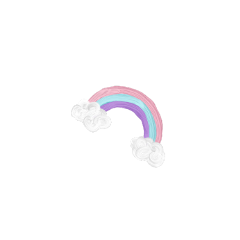 arcoiris rainbow doodle freetoedit