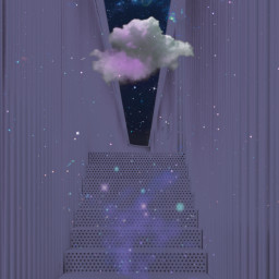 remixit picsartedit galaxy space pink purple cloud clouds dreamy aesthetic glitter moon freetoedit