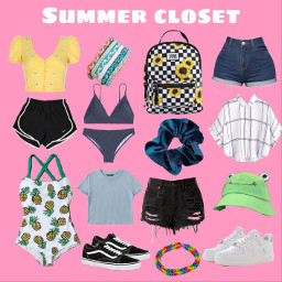 summercloset shorts bathingsuit aesthetic freetoedit