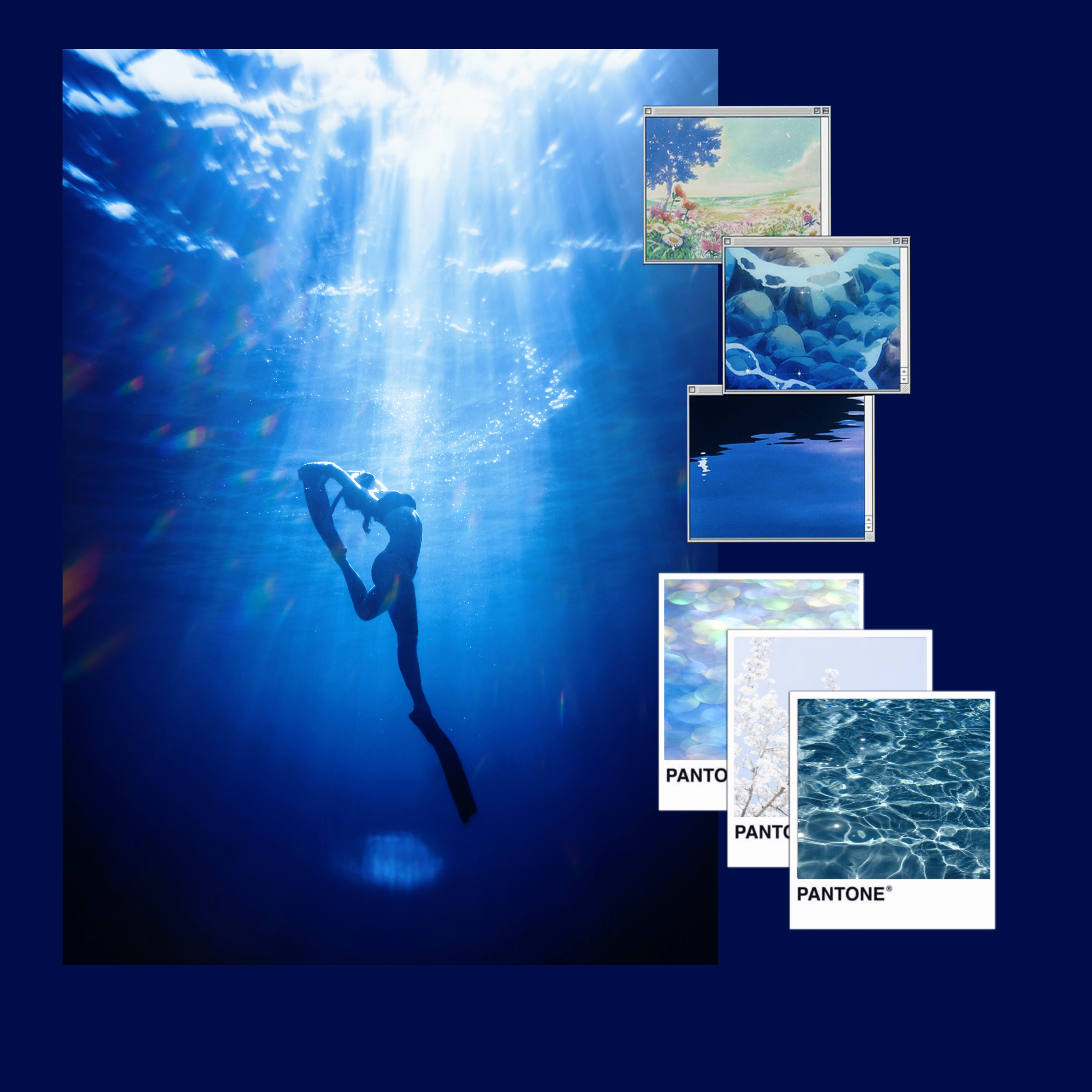 #blue #underwater #pantone #beauty #challenge 