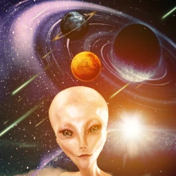 galaxy planets aliens girl freetoedit srcplanetspower planetspower