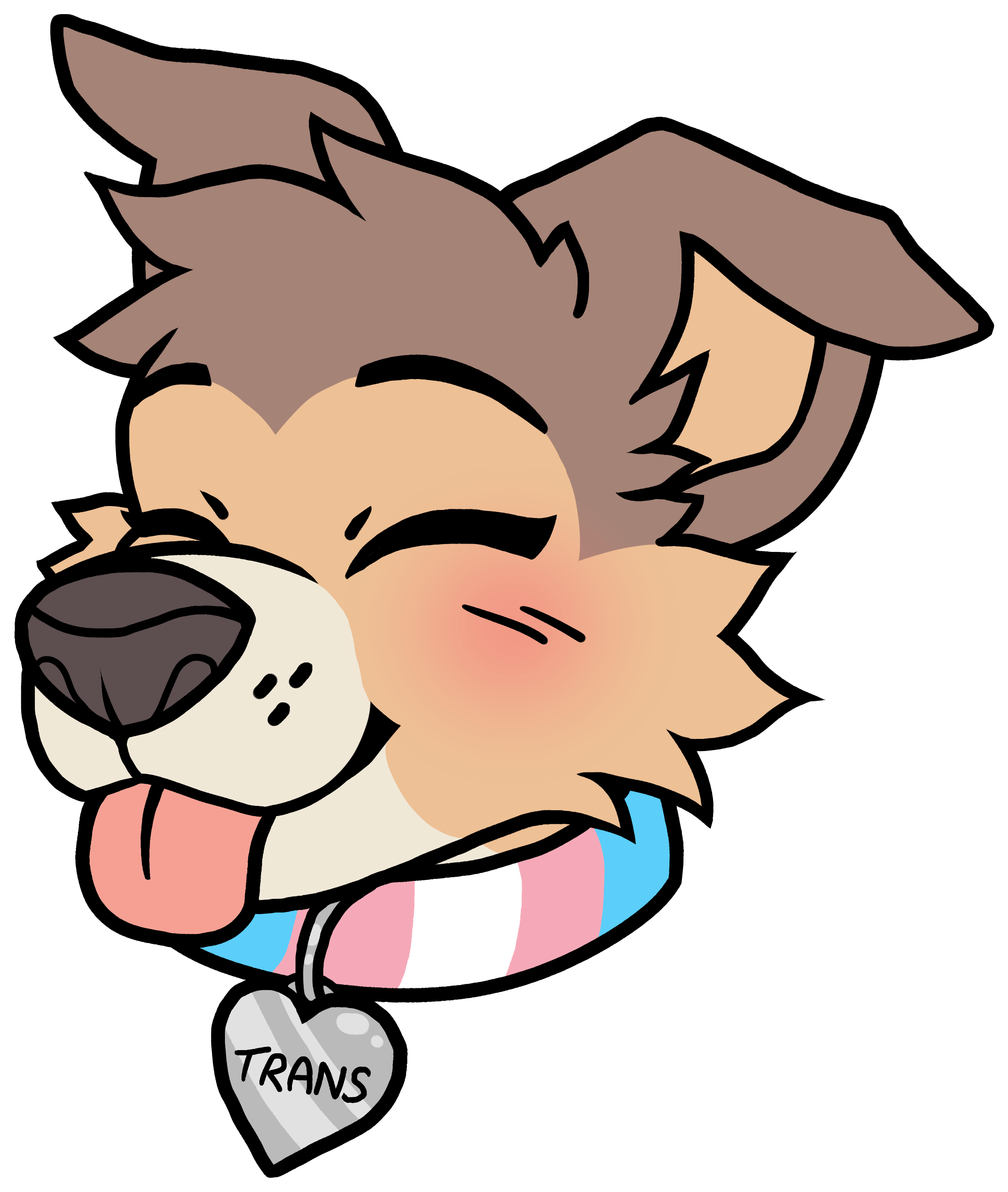 lgbtqpride pride lgbtdog sticker by @blake_the_ghost