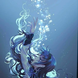 anime freetoedit ircunderwaterbeauty underwaterbeauty