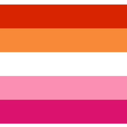 lesbian flag new sunset strwbry strawberry sapphic wlw nblw