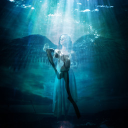 angel angelic underwater underwaterbeauty angeledits water ircunderwaterbeauty freetoedit