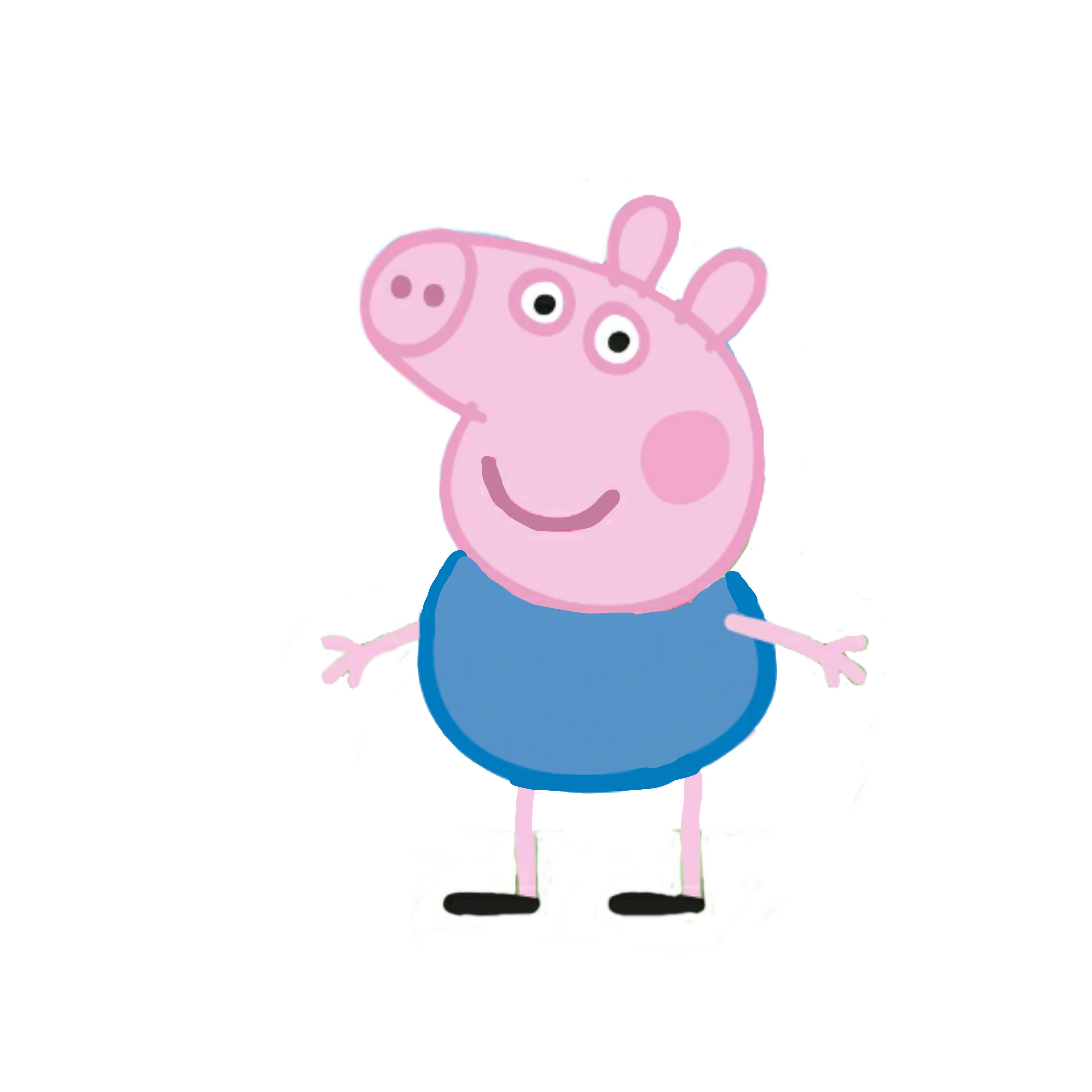 freetoedit georgepig grown pepapig sticker by @bubbers0105