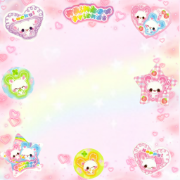 rainbowfriends rainbow rainbowcore kawaii frame border sanrio cute freetoedit