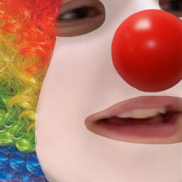 freetoedit clown clownmakeup lol bff