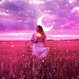 surreal aesthetic moon fantasy imagination magic magicalworld stars freetoedit