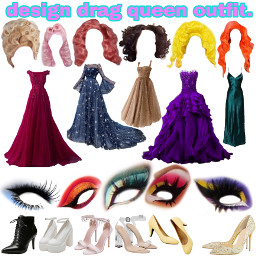 freetoedit dragqueen designaoutfit