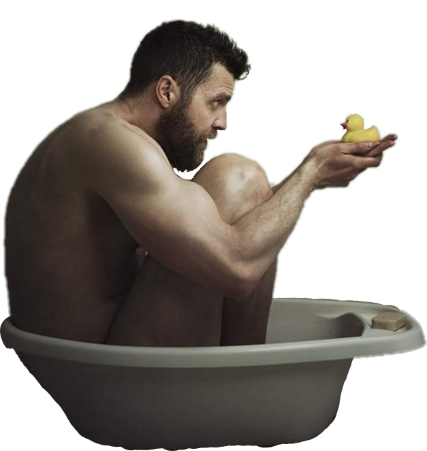 Rubberducky Bath Bathtub Man Guy Dude Sticker By N8ureguy12