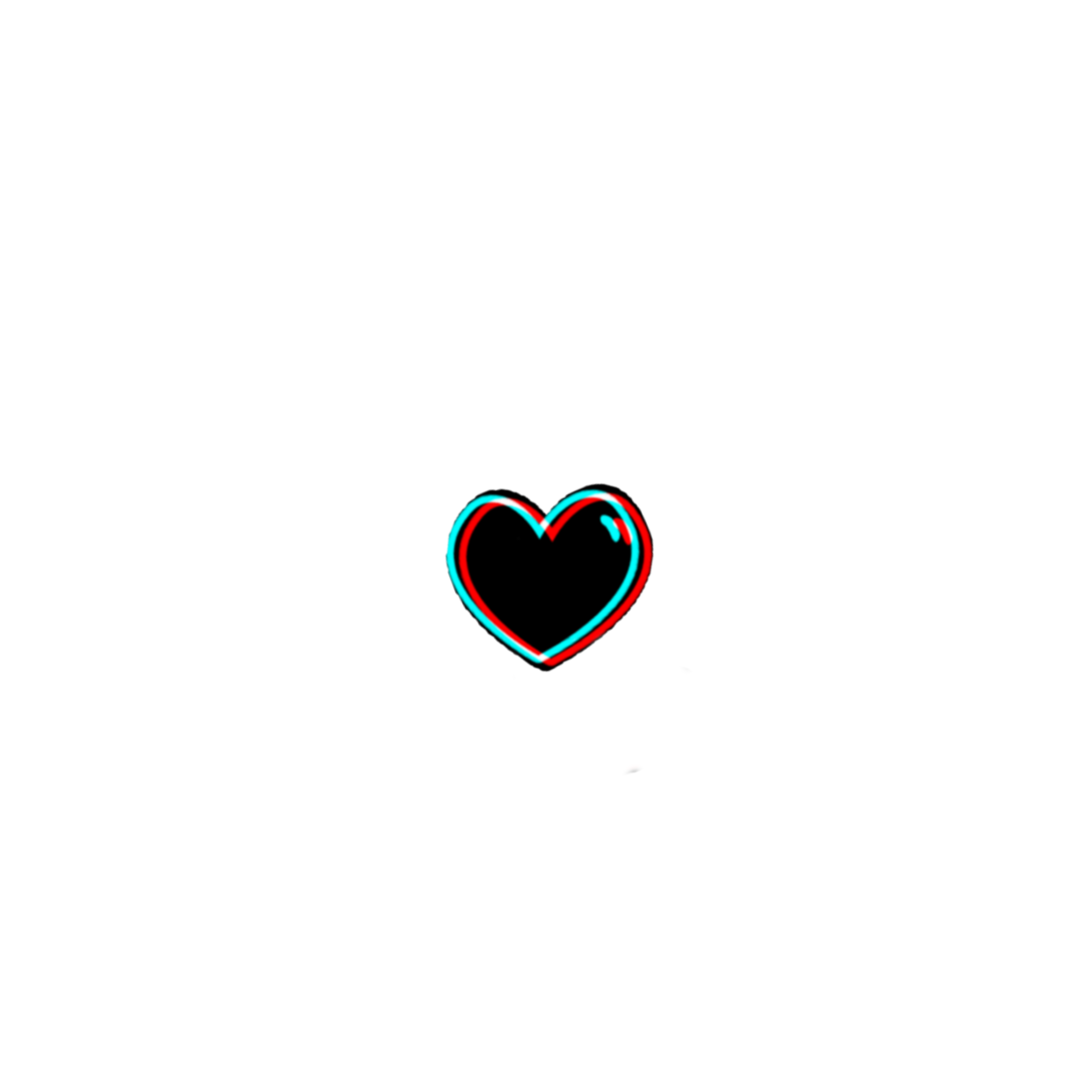 Freetoedit Heart Hearts Black Sticker By Aleksandra 