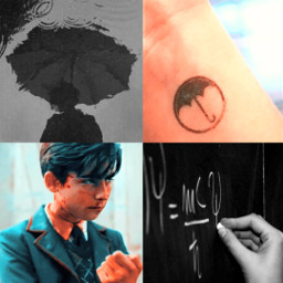 freetoedit aesthetic collage wallpaper redandblue america netflix serie theumbrellaacademy five hargreeves fivehargreeves 5 5hargreeves superhero time dolores klaushargreeves diegohargreeves allisonhargreeves benhargreeves lutherhargreeves vanyahargreeves violin aidangallagher