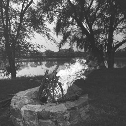 fire relax mextures blackandwhite nature