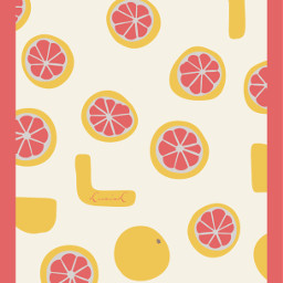 wallpaper pattern orange summer