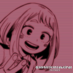 uraraka ochaco ochako mha bnha myheroacademia bokunoheroacademia anime icon pink aesthetic