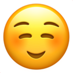 emoji emojiiphone iphone smile happy allemoji ios aesthetic a shy blush