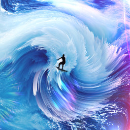 surfing art