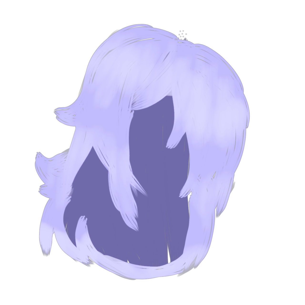 gacha hair freetoedit sticker by my_name_is_kira_x