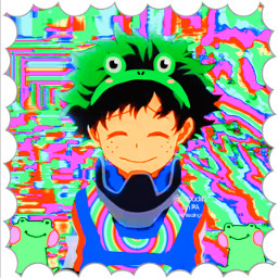 freetoedit yayayayay deku mha bnha bakugo todotoki ururaka froppy anime weeb otaku indie kid indiekid kidcore