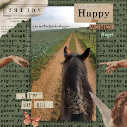 freetoedit horse aestehtic brown green edit love zsh