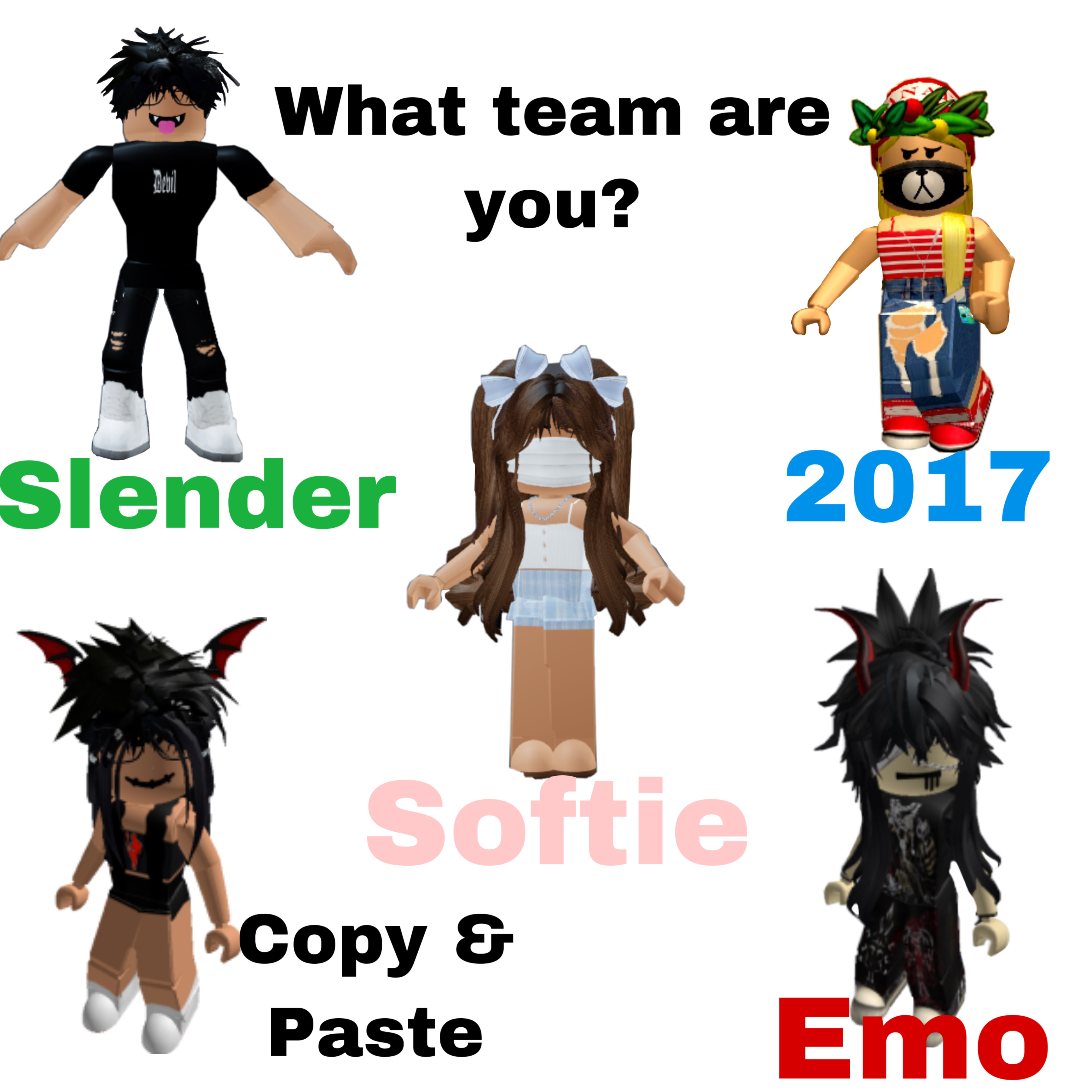 emo skin is equivalent to slenders