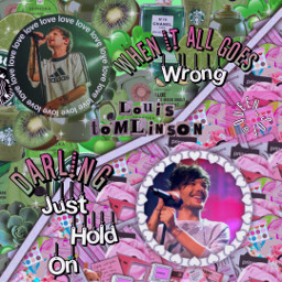justholdon louistomlinson freetoedit pink green complex indie aesthetic awayfromhome