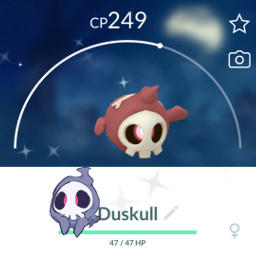 pokemon duskull pokemongo pogo shiny shinypokemon ghost ghosttype freetoedit